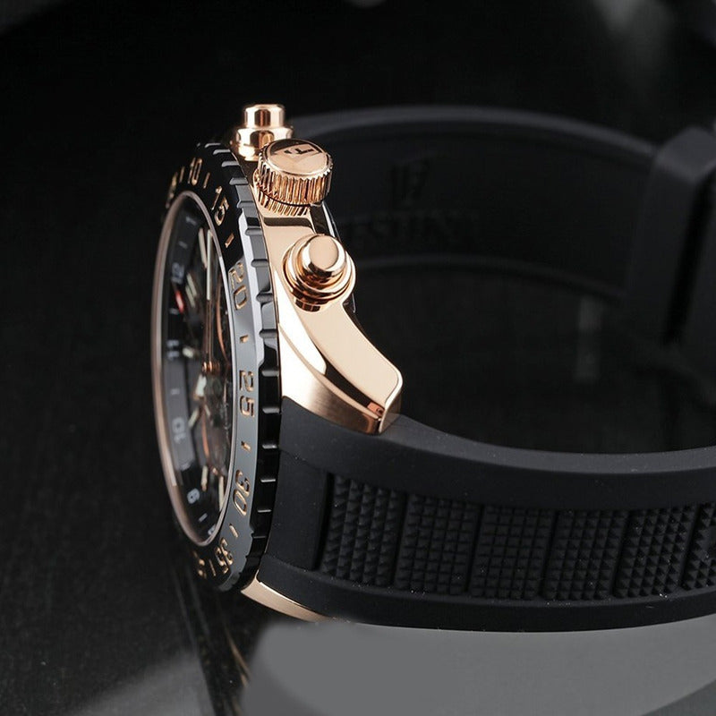 Reloj Festina Hombre F20516/2 Cronografo Ceramic Negro/oro Rosa