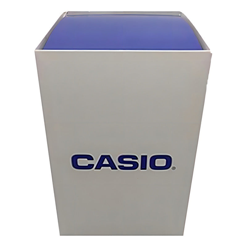 Reloj Analógico Plateado Casio Ltp-v002l-1budf Para Mujer Negro
