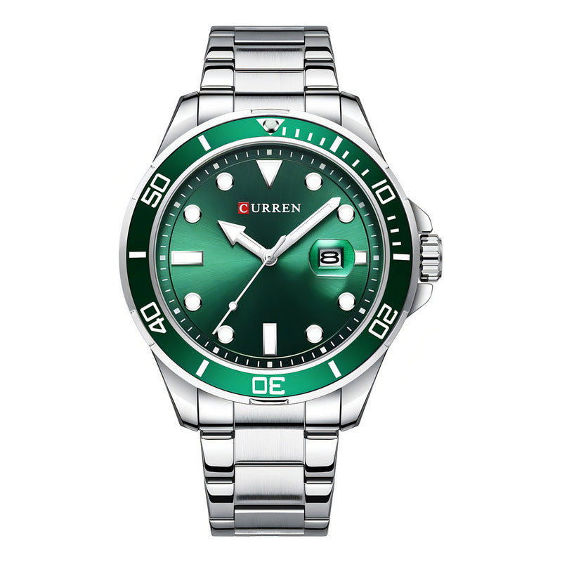 Reloj Curren Esportivo Para Hombre De Cuarzo Con Acero Inoxidable