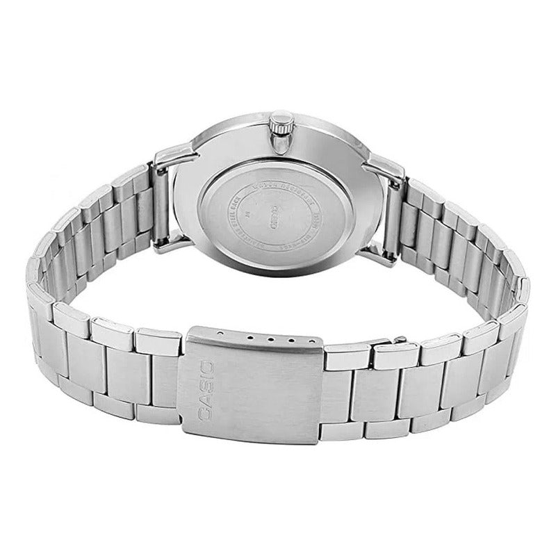 Reloj De Pulsera Casio Dress Mtp-vt01dm-7a Original Plateado