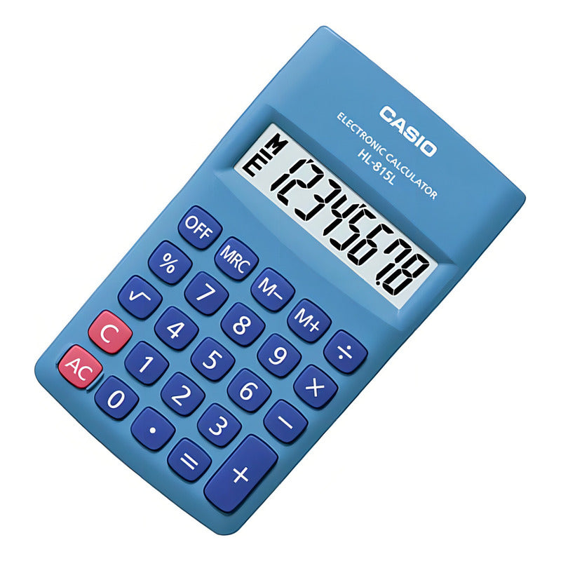 Calculadora Casio Hl-815l-bu Relojesymas Azul