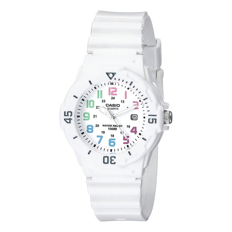 Reloj Casio Lrw200h-7bvcf Relojesymas Color De La Correa Blanco