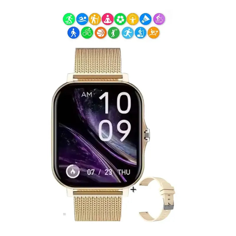 Smart Watch Bluetooth Derwye Dorado Mas Correa Milanés
