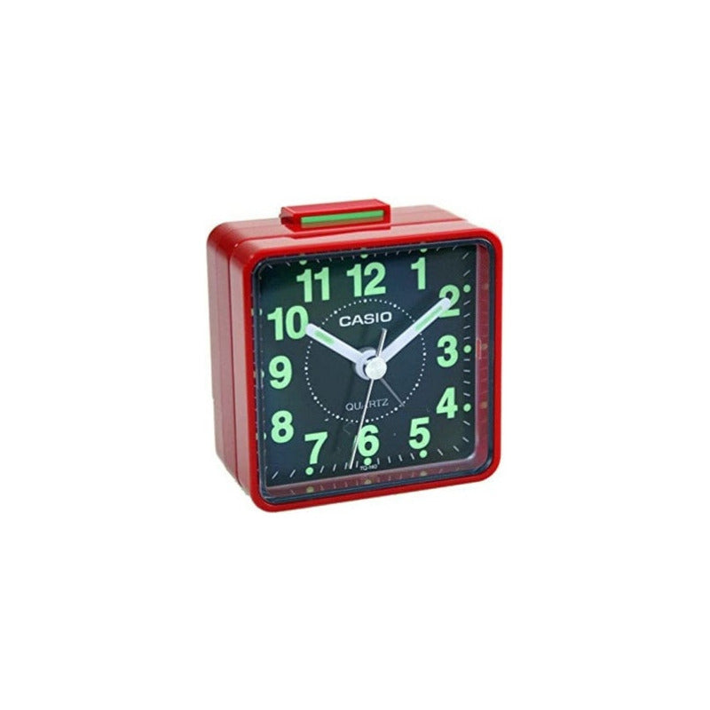 Reloj Despertador Casio Tq 140 Analógico Negro, Con Alarma