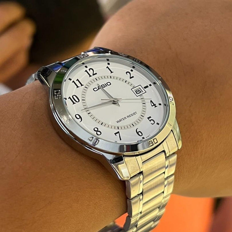 Reloj Casio Hombre Mtp-v004d Colores Surtos/relojesymas