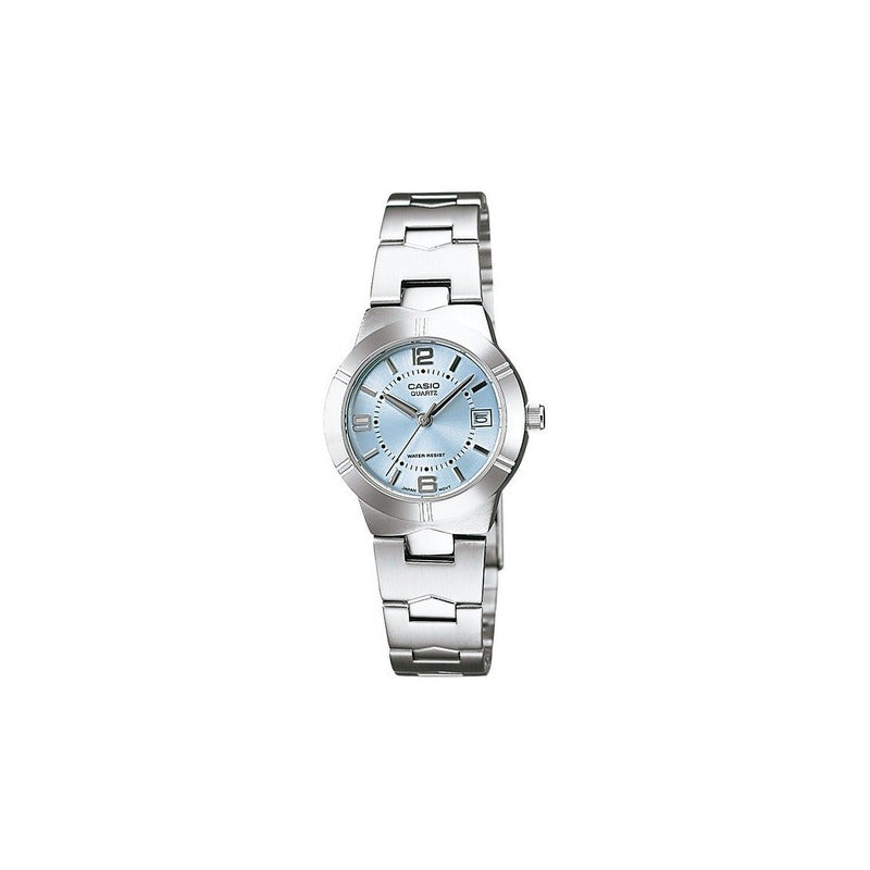 Reloj Casio Mujer Modelo Ltp-1241d-2adf Relojesymas Plateado