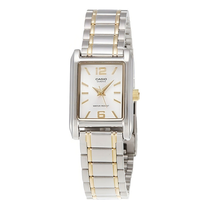 Reloj Casio Ltp-1235sg-7adf Color De La Correa Gris