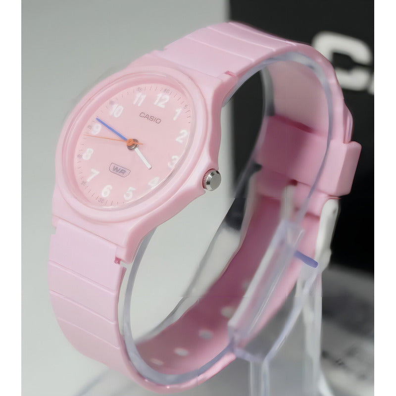 Reloj Casio Lq-24b-4b Mujer - Analogo Rosa