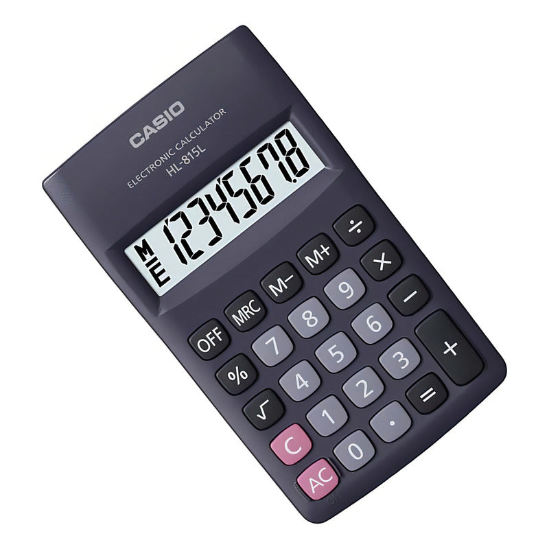 Calculadora Casio Portatil Rosa Hl-815 Pk