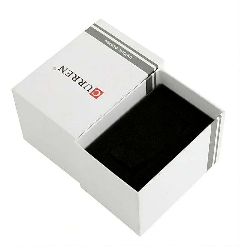 Reloj Curren Kred8703 Cuarzo Hombre Gris Negro
