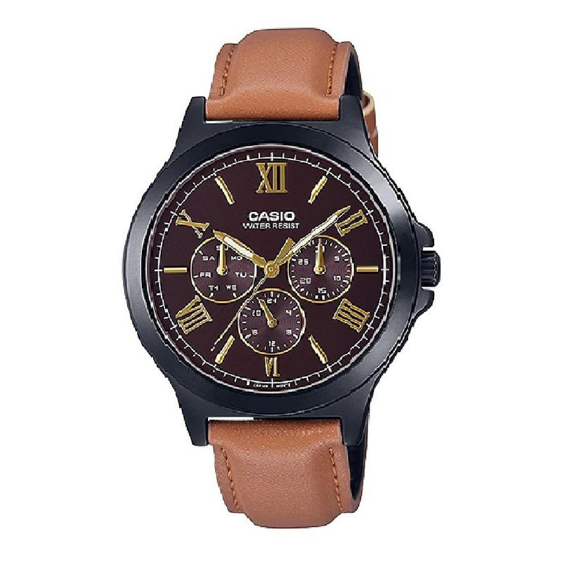 Reloj Casio Hombre Mtp-v300bl Colores Surtidos/relojesymas Café Claro 5a