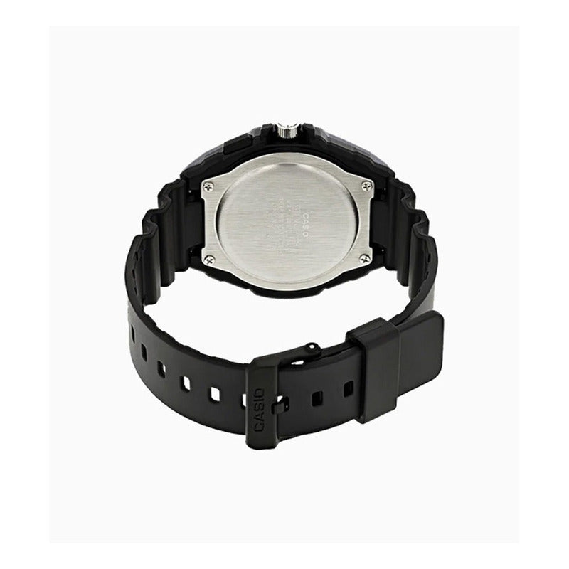 Reloj Casio Hombre Azul Core Lifestyle Mwa-100h2avcf Negro Plateado