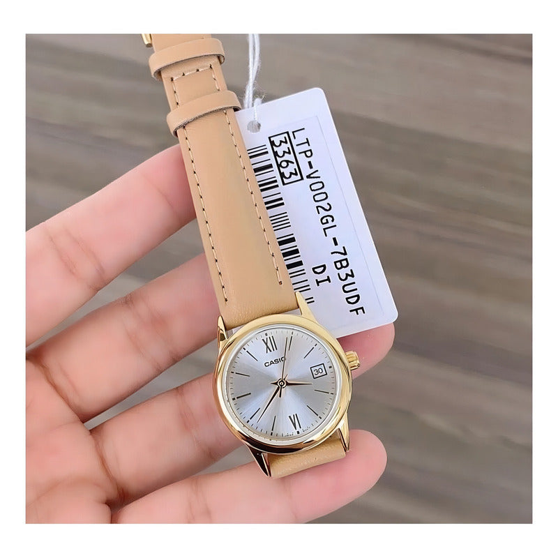 Reloj Casio Ltp-v002gl-7b3udf Rosa Mujer