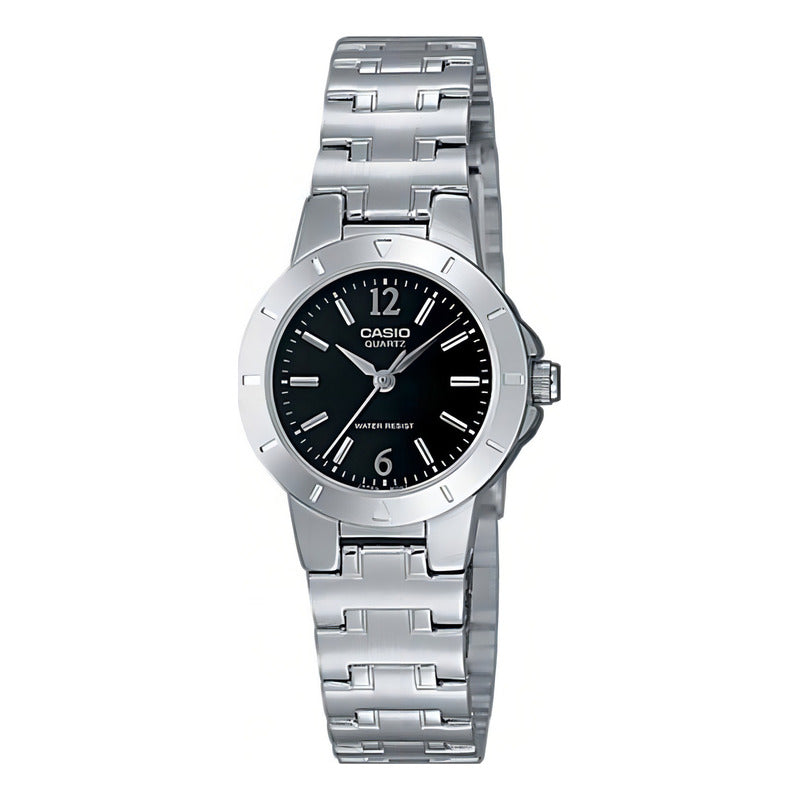 Reloj Cario Mujer Modelo Ltp-1177a-1adf Plateado