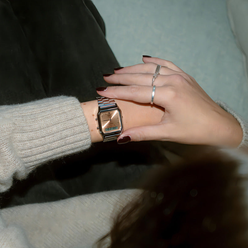 Reloj Casio Aq-230a - Edgy - Ø29,8mm - Unisex Malla 4a