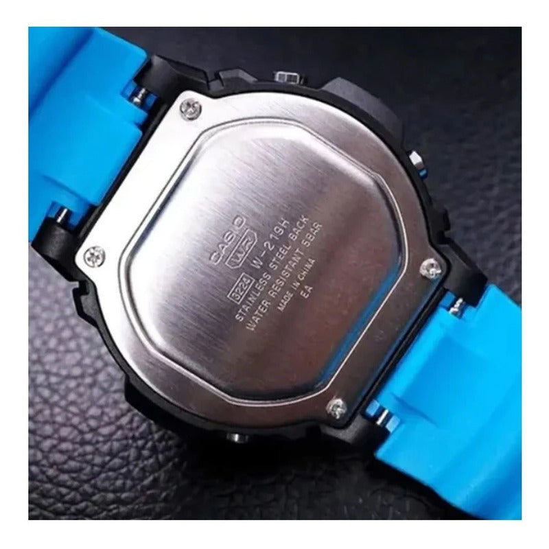 Reloj Casio W-219h-2a2eaf Azul Gris