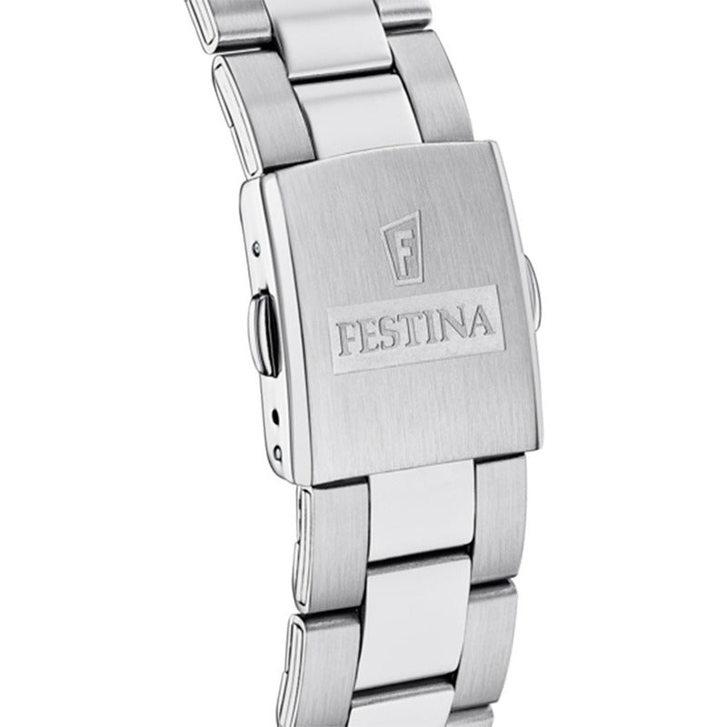 Reloj Hombre Festina Metal F16820 Colores  Relojesymas Plateado 2 Azul