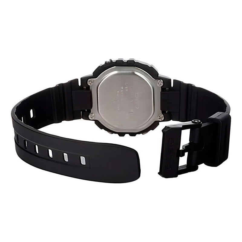 Reloj Mujer Casio La-20wh-9adf /relojeria Violeta Color De La Correa Negro