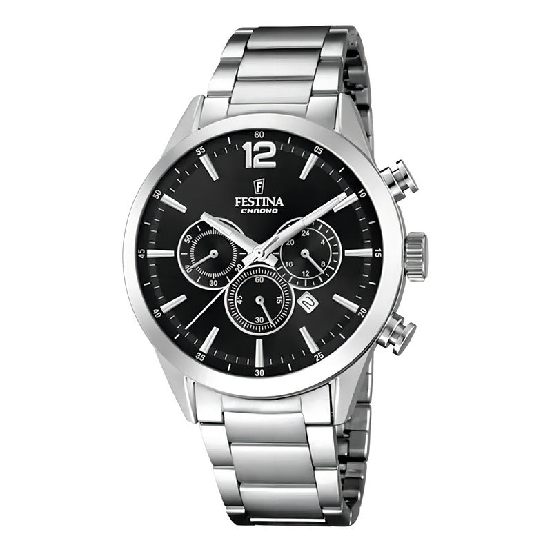 Reloj Festina Hombre F20343.8 Timeless Chrono Acero