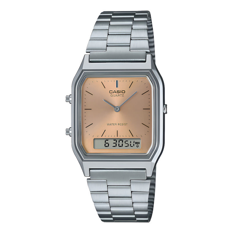 Reloj Casio Aq-230a - Edgy - Ø29,8mm - Unisex Malla 4a