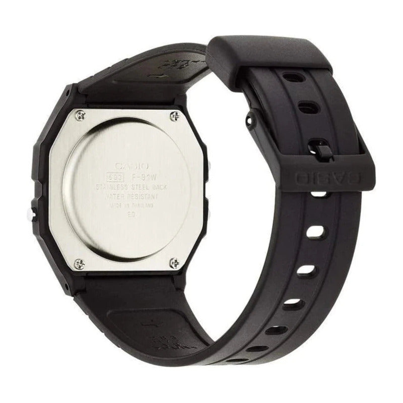 Reloj Unisex Casio Digital F-91wg-9qdf De 3 Atm
