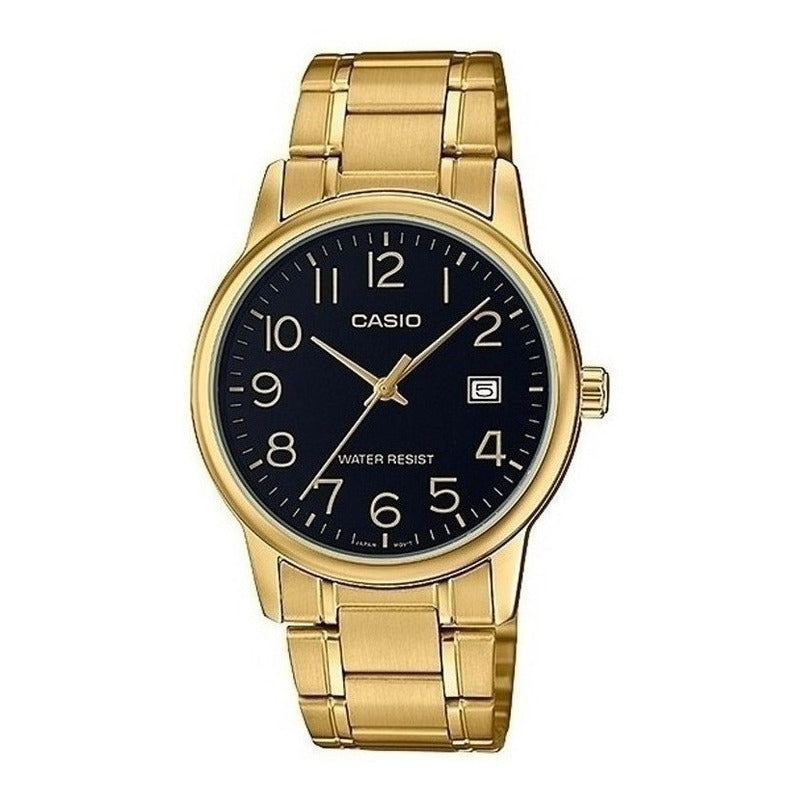 Reloj Casio Hombre Mtp-v002g Colores Surtidos/relojesymas Dorado Negro