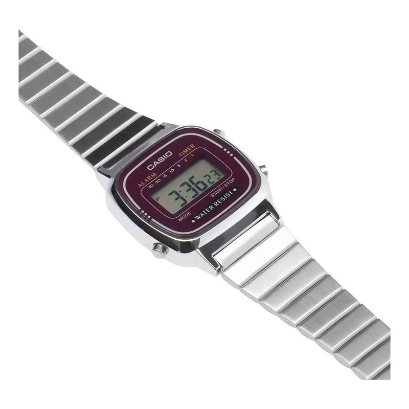 Reloj Casio Mujer Retro Vintage La-670wa-4 ORIGINAL