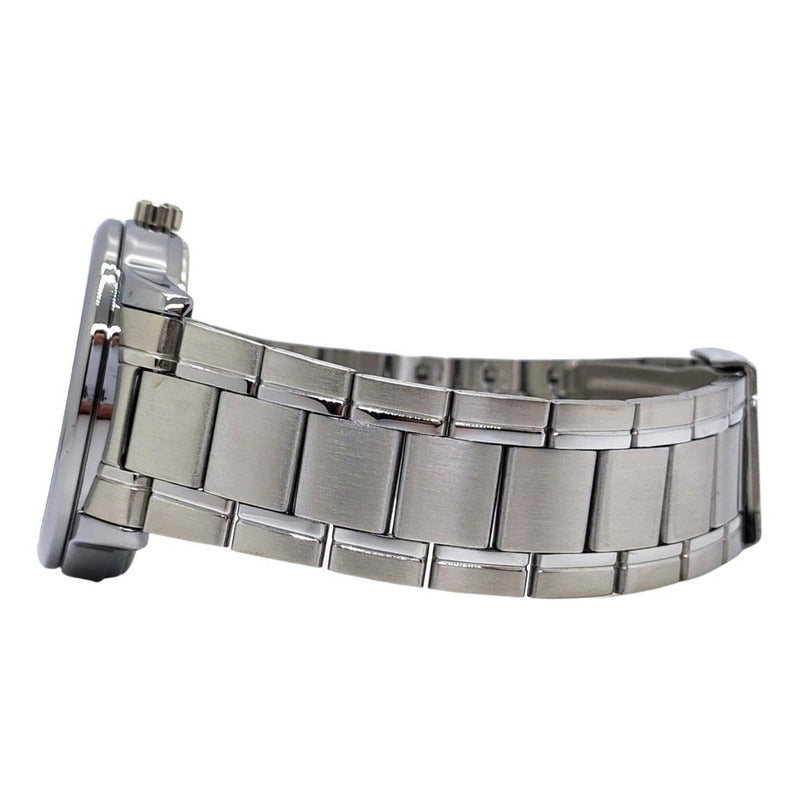 Reloj Pulsera Casio Mtp-v002d-7b Con Correa De Acero Inoxidable Color Plateado Para Hombre