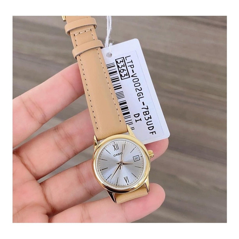 Reloj Casio Ltp-v002gl-7b3udf Rosa Mujer Relojesymas