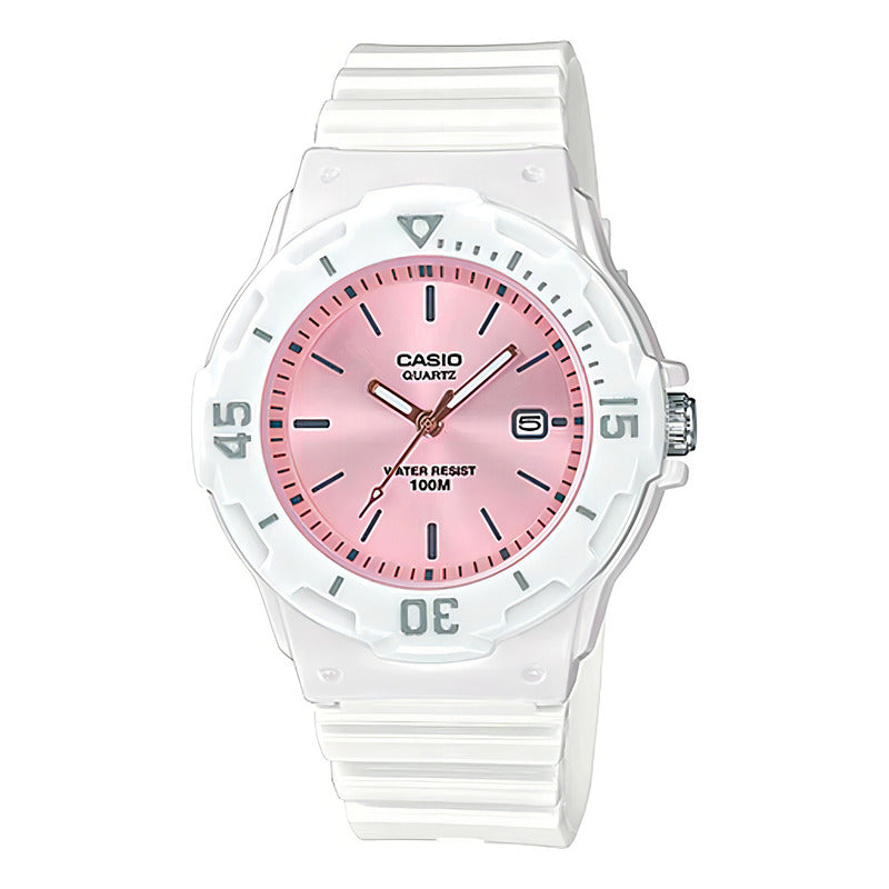 Reloj Casio Lrw-200h-4e3vdf Cuarzo Mujer Color De La Correa Blanco