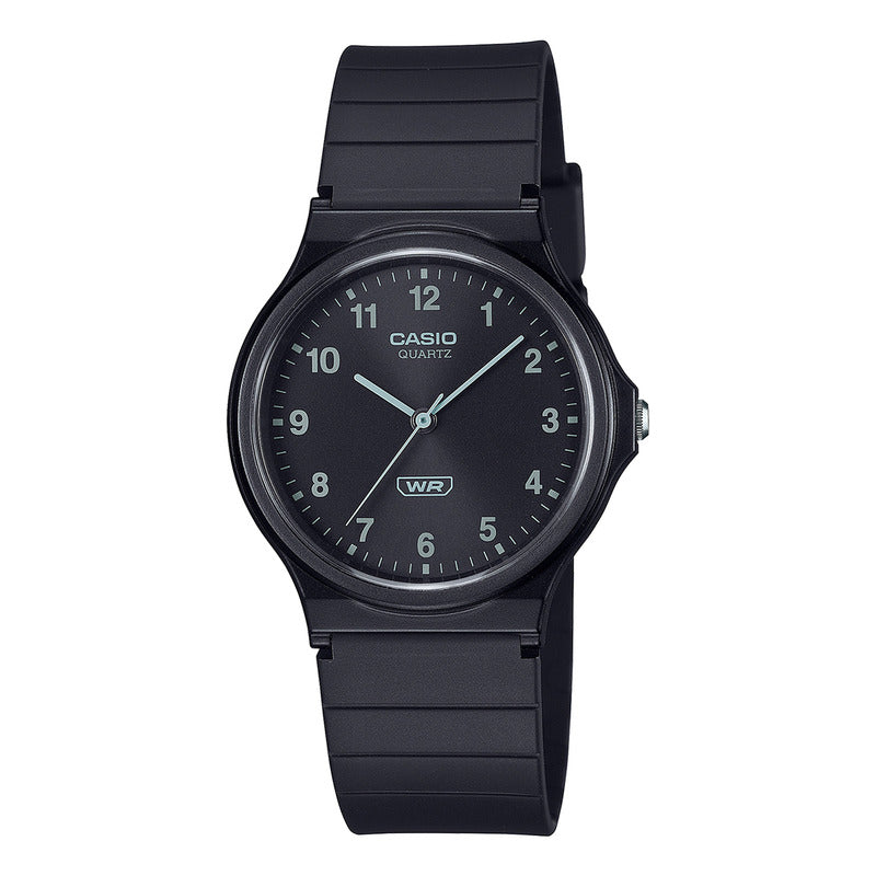 Reloj Casio Mq-24b-1bdf Analógico Con Correa De Resina Negra Negro