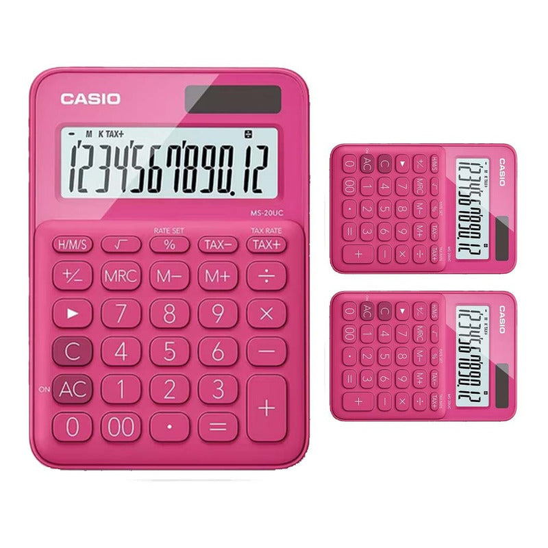 Calculadora Casio Ms-20uc Colores Surtidos
