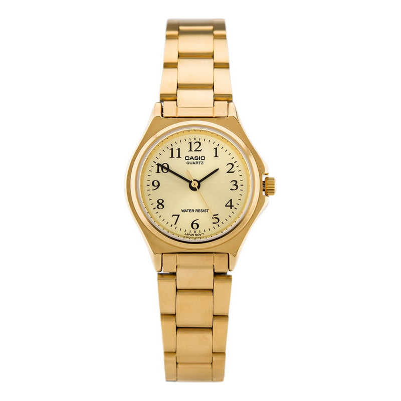 Reloj Casio Mujer Ltp-1130n 9b Acero Original Dorado Amarillo