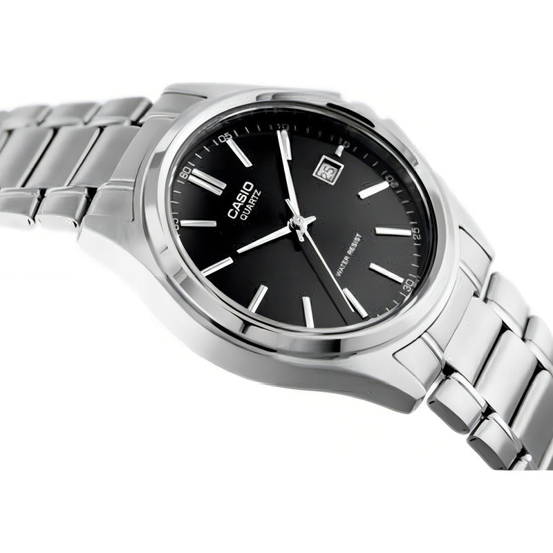 Reloj Casio Hombre Mtp-1183a-1adf Plateado Negro