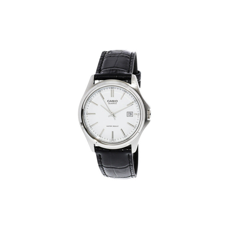 Reloj Casio Clásico Mtp1183e-7adf Relojesymas Negro Plateado Blanco