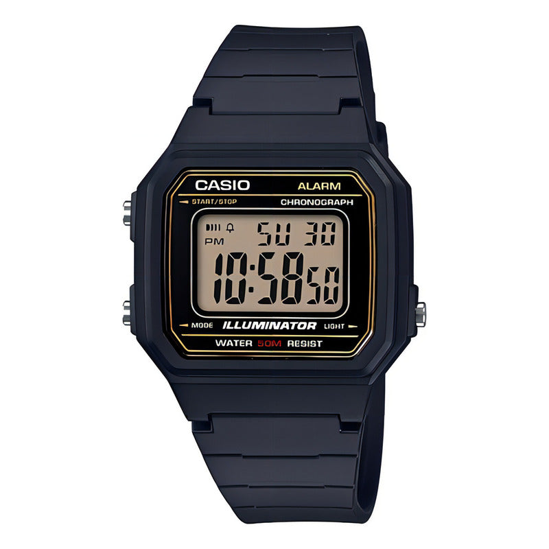 Reloj Casio W-217h-9a Hombre Negro