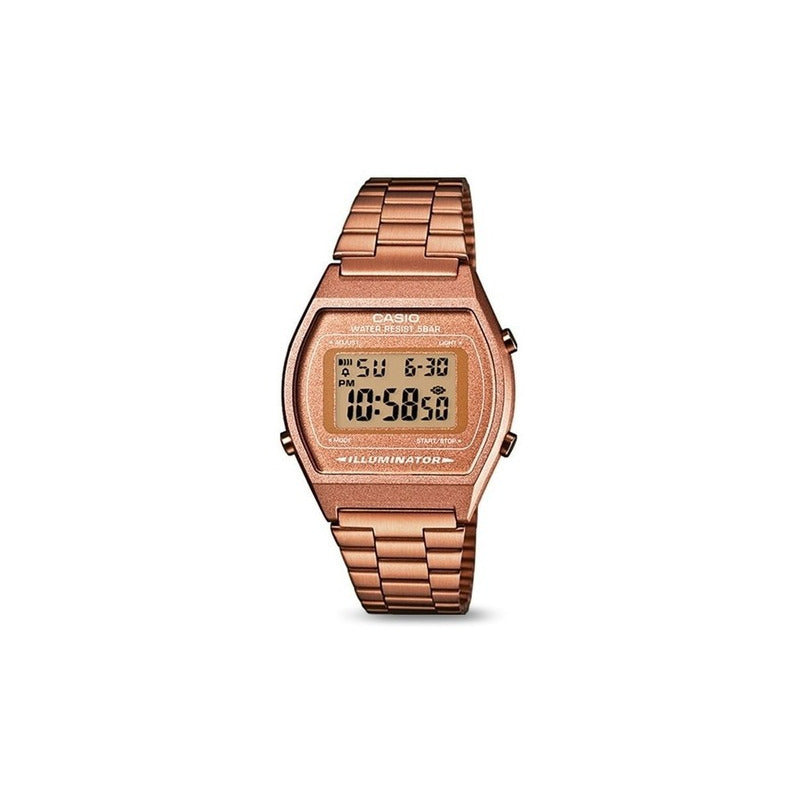 Reloj Casio Retro B640 Rosa Acero Inoxidable Illuminator
