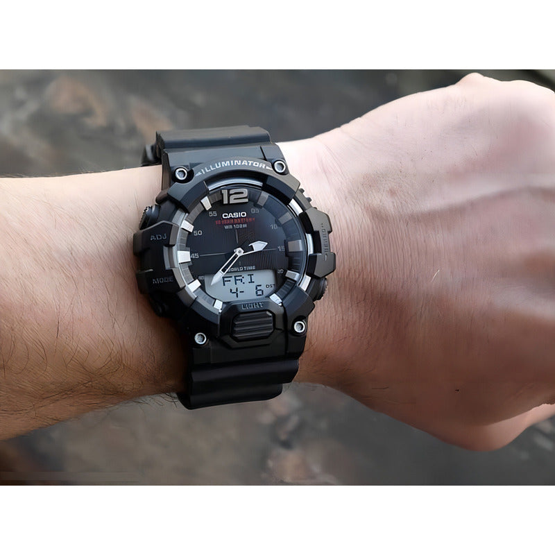 Reloj Casio Hdc-700-1avcf Analógico-digital Para Hombre Negro