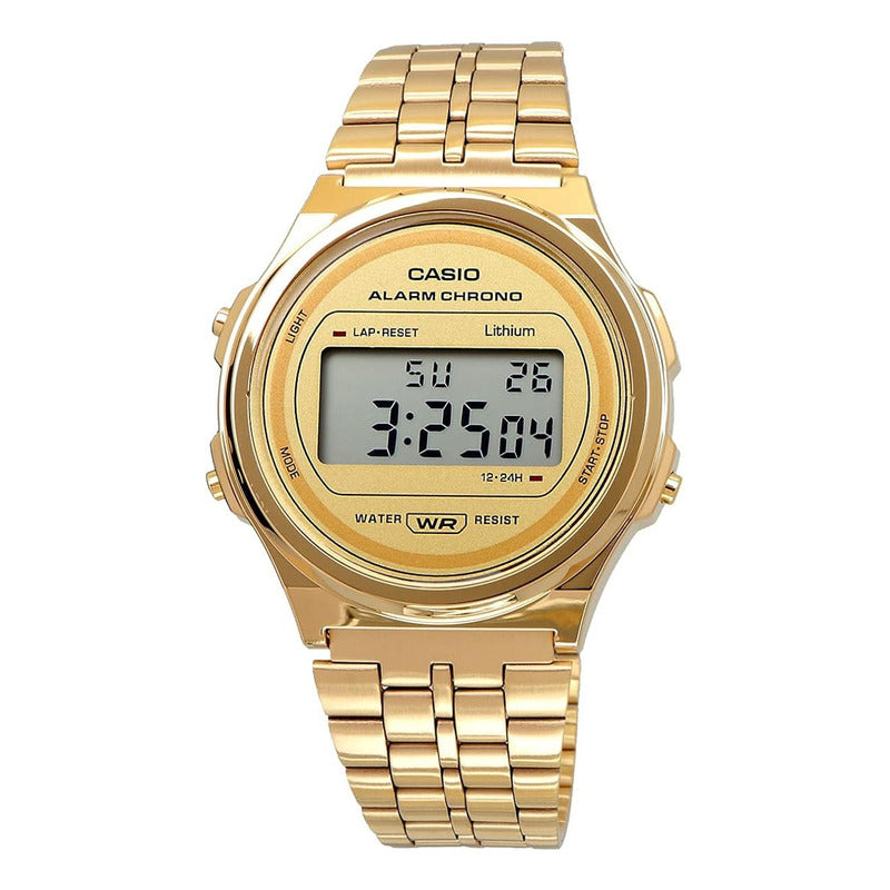 Reloj Casio Vintage Retro Dorado A-171weg-9a