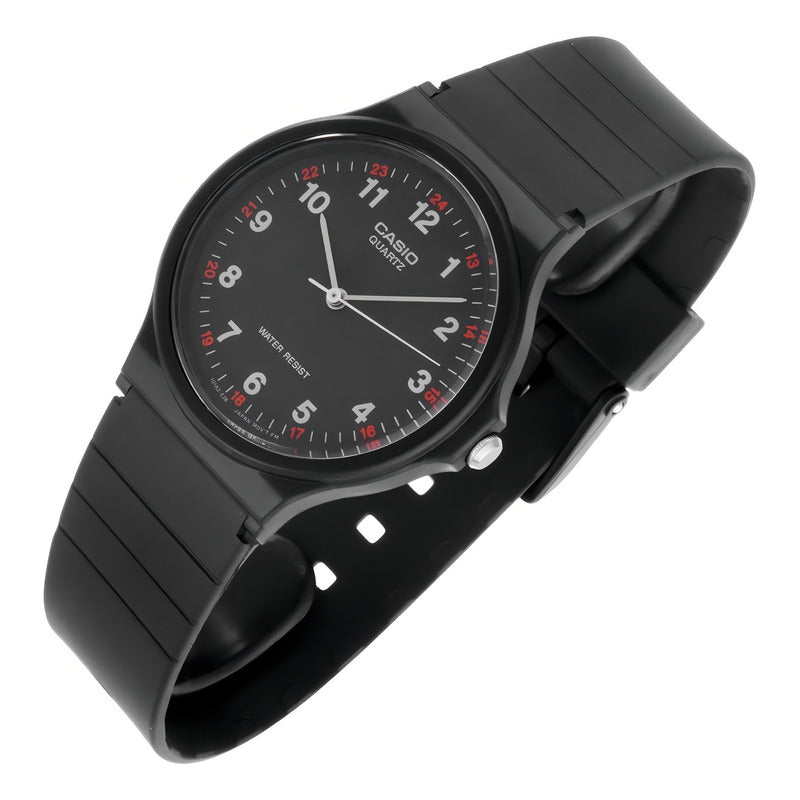 Reloj Pulsera Casio Mq-24-1bl Con Correa De Resina Color Negro