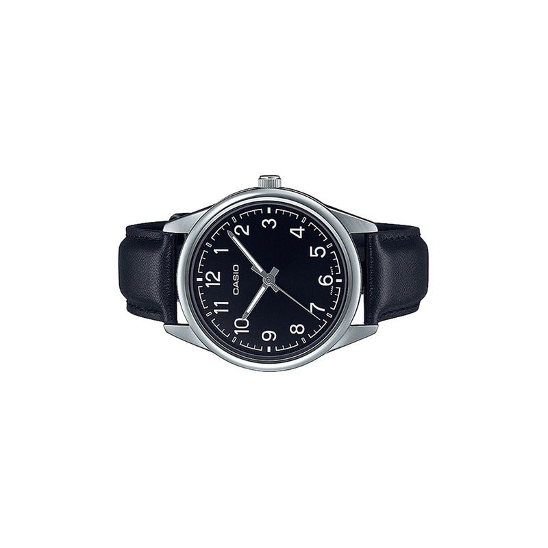 Reloj Para Hombre Casio Classic Mtp-v005l-1b4udf Negro Plateado