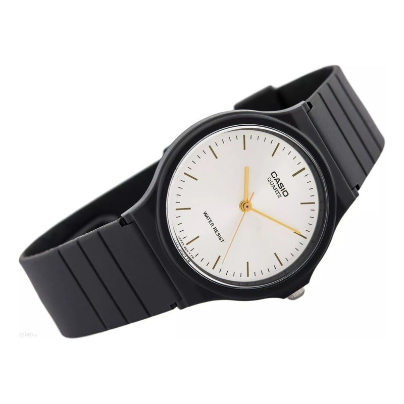 Reloj De Pulsera Casio Collection Mq-24-7e2 Relojesymas Negro Blanco