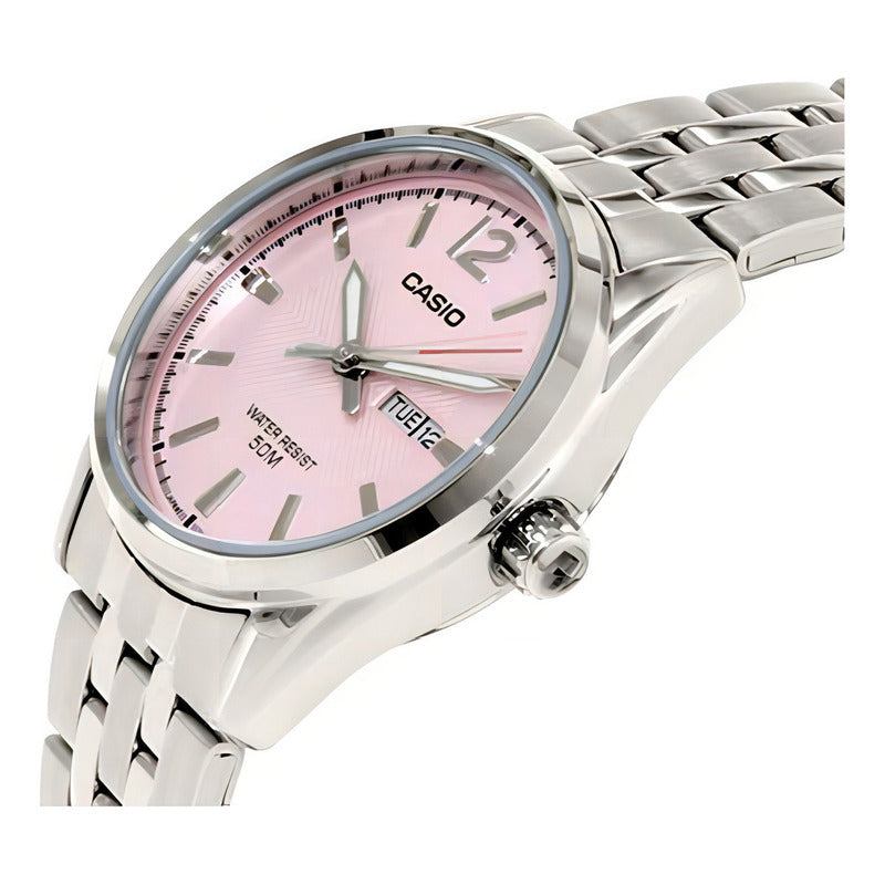 Reloj Casio Ltp-1335d-5av Cuarzo Plateado