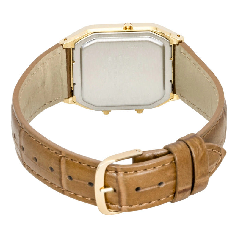 Reloj Casio Vintage Aq-230egl-9adf En Oro Marrón Claro Marrón Claro Dorado