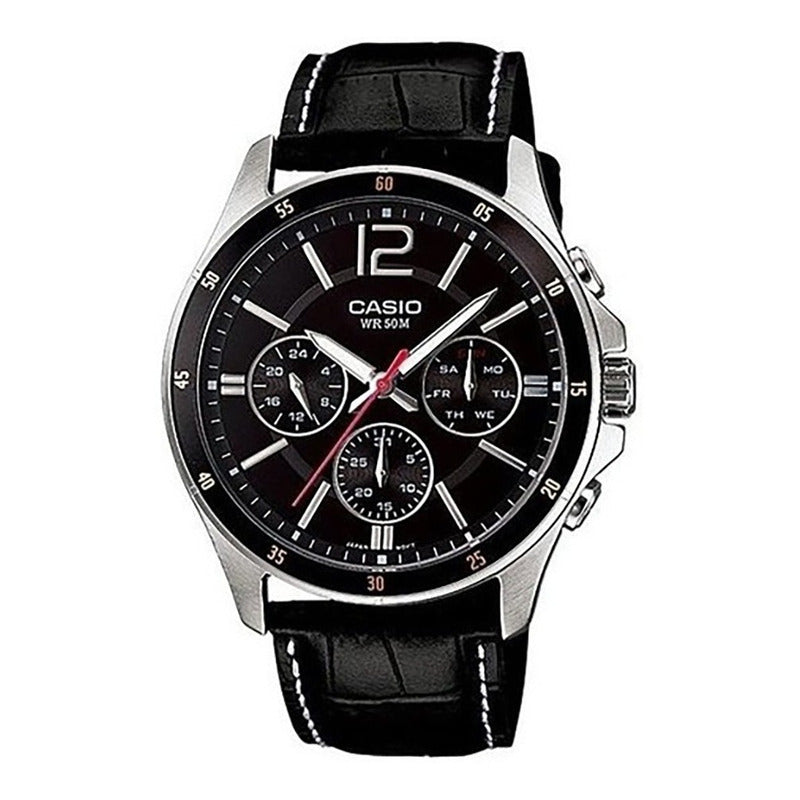 Reloj Casio Hombre Mtp-1374l Colores Surtidos/relojesymas Negro