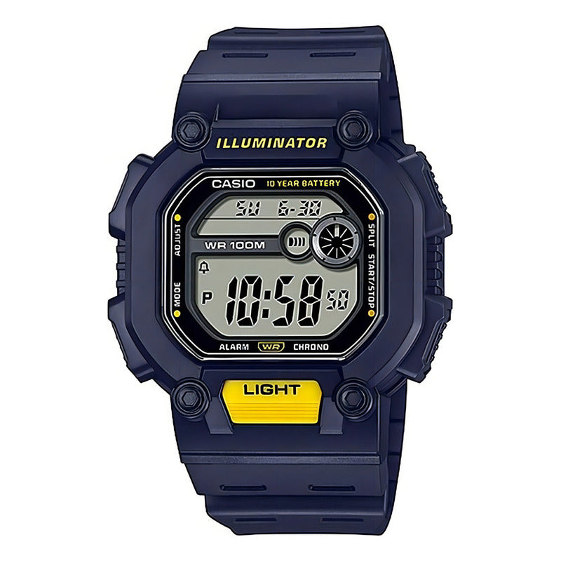 Reloj Casio Original W-737h Colores Surtidos Relojesymass Azul 2a