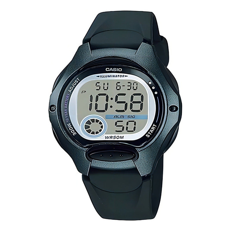 Reloj Casio Lw-200 Color De La Correa Negro 1b
