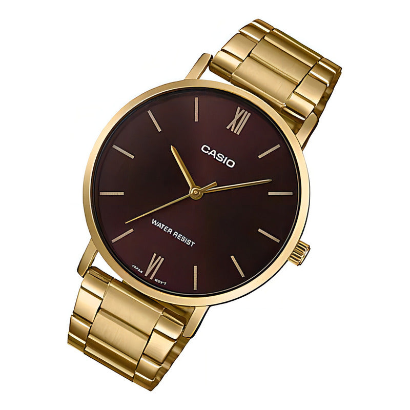 Reloj Casio Para Hombre De Acero Inoxidable Dorado