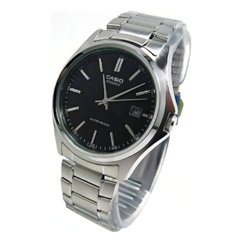 Reloj Casio Hombre Mtp-1183a-1adf Plateado Negro