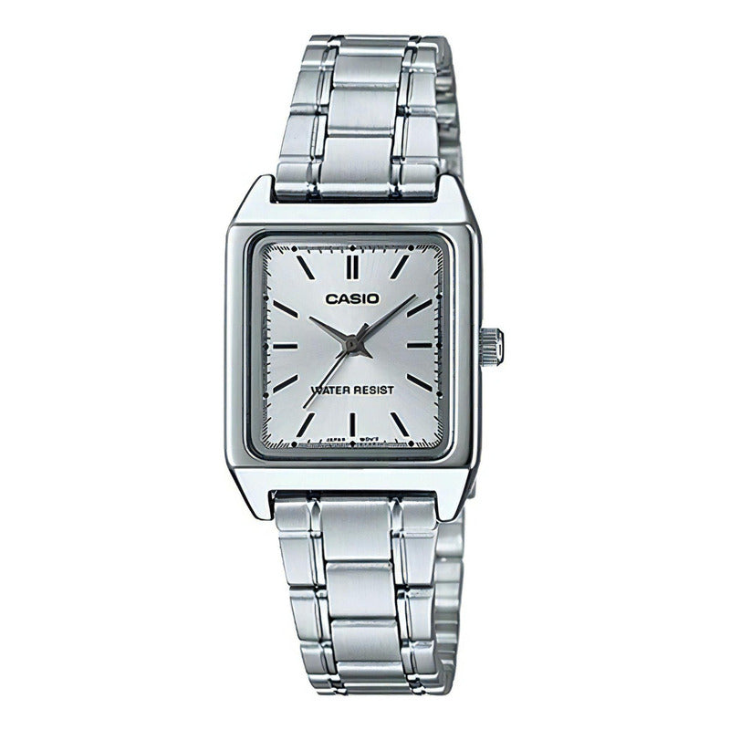 Reloj Casio Dama Ltp-v007d-7e, Acero Plateado